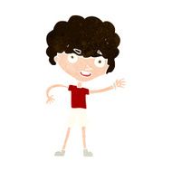 cartoon sporty person N16
