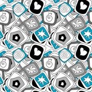 Patchwork seamless pattern