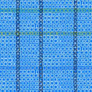 Geometric pattern with small hand drawn squares N7