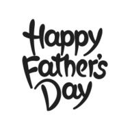 Happy father&#039;s day hand-drawn lettering N3