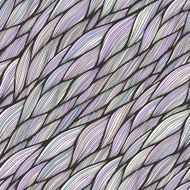 Seamless pattern with hand drawn abstract waves texture N20