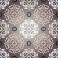 Seamless Ornate Pattern (Vector) Hand Drawn Vintage Texture N14