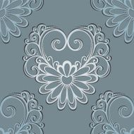 Vector Seamless Pattern with Hearts N8