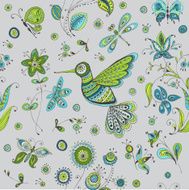 Spring &amp; Summer Doodles - bird butterflies flowers N4