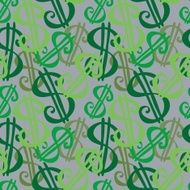 Money seamless vector pattern