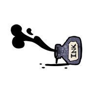 cartoon spilled ink N2