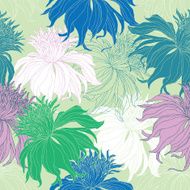 Hand drawn seamless floral pattern N9