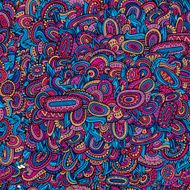 abstract flowers pattern N7