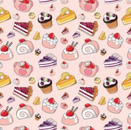 Seamless cake pattern N7