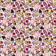 Seamless candy pattern N8