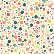Seamless pattern stylish vintage polka dot texture N2