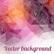 Pink geometric background