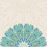 Background With Half Round Patterns