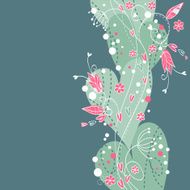 Elegant Valentine love floral postcard N4