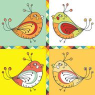 background with bird parrot N18