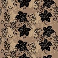 Seamless Floral Pattern with Hop N2