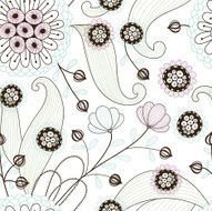 Seamless Floral Pattern N236