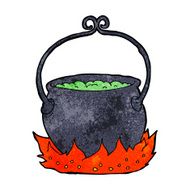 cartoon witch&#039;s cauldron N14