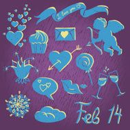 Valentine Doodle Set N2