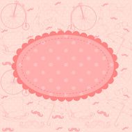 Romantic vintage Valentine invitation postcard N3