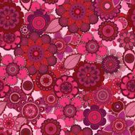 Seamless Tileable Vector Floral Background