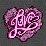 Love hand lettering