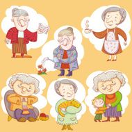 Six Grandma&#039;s set