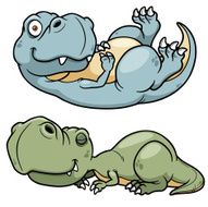 cartoon dinosaur N249