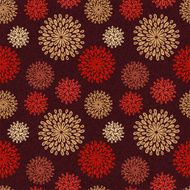 Seamless pattern with colorful abstract fireworks