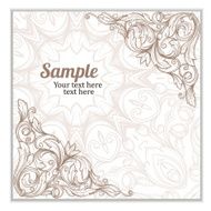 Hand drawn vintage card N3
