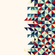Abstract mosaic background made of colorful arrows N18
