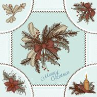 Drawn Christmass Bouquets
