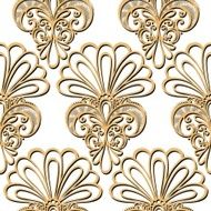 Seamless ornate floral pattern N3