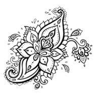 Paisley Ethnic ornament N9