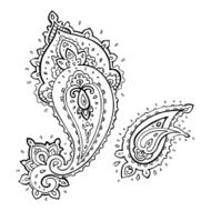 Paisley Ethnic ornament N10