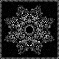 Vintage ethnic vector ornament mandala background N2