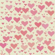 Valentine&#039;s day background with hearts N2