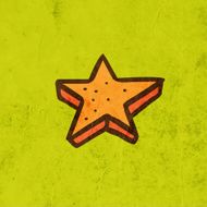 Xmas Cookie Christmas Decoration on Grunge Background N4