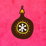 ornamnet with snowflake