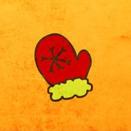 red mitten