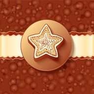 Christmas chocolate greetings card N2