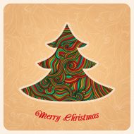 Christmas Tree Greeting card N4