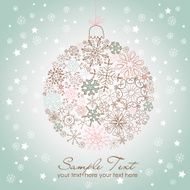 Beautiful Christmas ball illustration N2