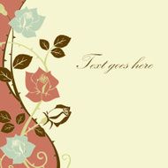 vintage floral background N8