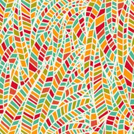 Seamless abstract hand-drawn waves pattern N41