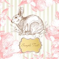 Vintage Easter rabbit N7