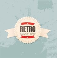 Retro label N13