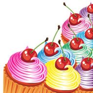Colorful cupcakes