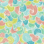 Decorative wavy colorful endless texture