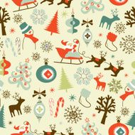 Retro Christmas Ornaments N28